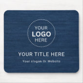 Business Logo Mousepad Muismat (Voorkant)