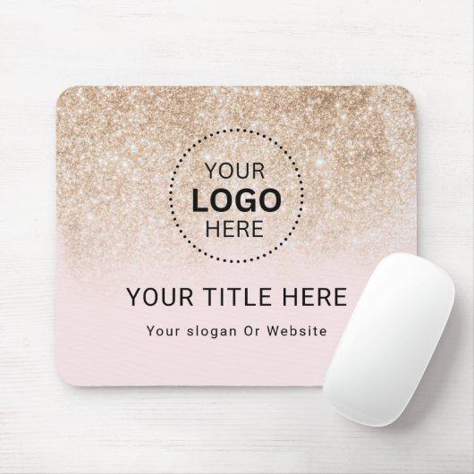 Business Logo Mousepad Muismat (Met muis)