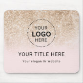 Business Logo Mousepad Muismat (Voorkant)