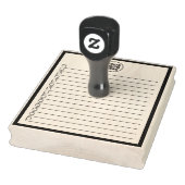 Business Logo Navy Blue To Do List Rubberstempel (Stempel)