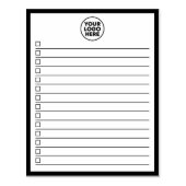 Business Logo Navy Blue To Do List Rubberstempel (Afrduk)