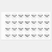 Business Logo on Circle Shape Iron on Label (Vel)