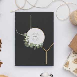 Business Logo Prettige feestdagen Geen foto Vertic Feestdagenkaart