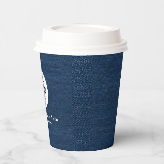 Business Logo Professional Paper Cup Papieren Bekers (Links)