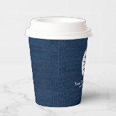 Business Logo Professional Paper Cup Papieren Bekers (Rechts)