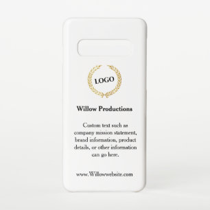 Business Logo Promotion Company Samsung Galaxy S10 Hoesje