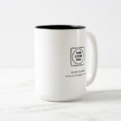 Business Logo Promotional Two Tone Mug (Devant droit)