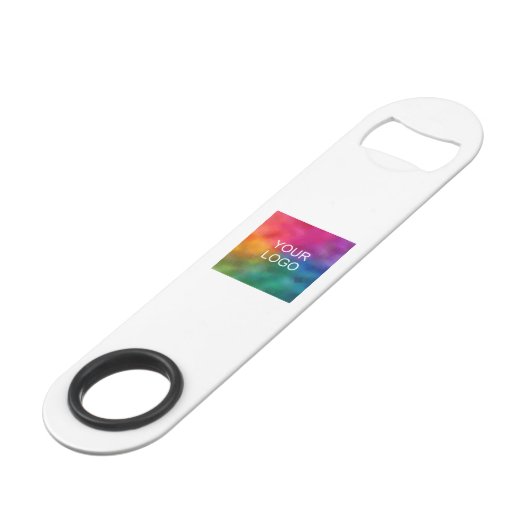 Business Logo QR Code Eenvoudige ontwerp Sjabloon Speed Flessenopener (Voorkant Gekanteld)