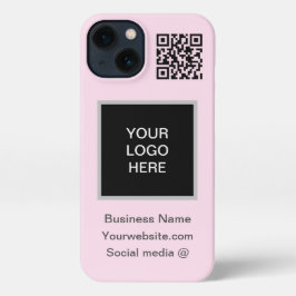 Business Logo QR Code Marketing Company iPhone 13 Hoesje