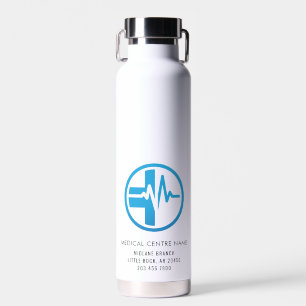 Business Logo QR Code Medisch Centrum Medewerkers Waterfles