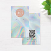 Business Logo QR Code Oorbellen Display Kaart (Bureau)