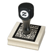 Business Logo Qr Code Scan Me Maintenance Manual Rubberstempel (Stempel)