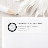 Business Logo Return-adreslabel Etiket (Insitu)