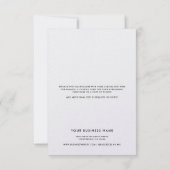 Business Logo Script Modern Bedankt (Achterkant)