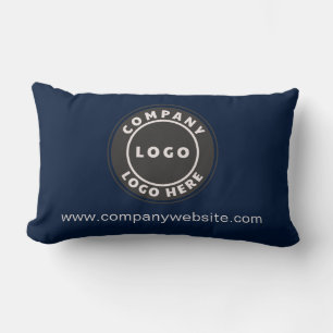 Business Logo Simple Company Showroom Decor Custom Kussen