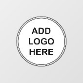 Business Logo Sjabloon Window Cling Sign Raamsticker (Vel)