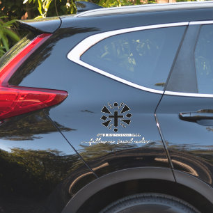 Business Logo Social Media Marketing Faith Sticker