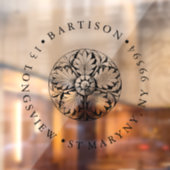 BUSINESS LOGO STADE magasin panneau floral (Feuille 2)