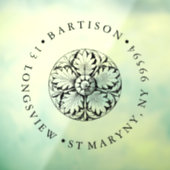 BUSINESS LOGO STADE magasin panneau floral (Feuille 3)