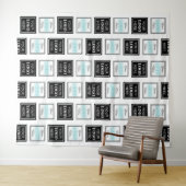 Business Logo Step Repeat Minimalist Backdrop Wandkleed (In Situ (horizontaal))