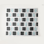 Business Logo Step Repeat Minimalist Backdrop Wandkleed (Voorkant (horizontaal))