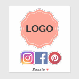 Business logo sticker