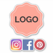 Business logo sticker (Voorkant)