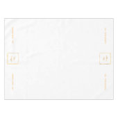 Business logo tekst merkkleur tafelkleed (Voorkant (Horizontaal))