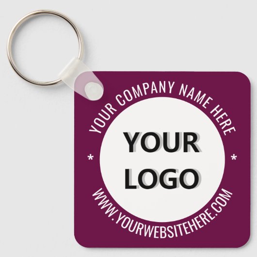 Business Logo Tekst Promotionele Sleutelhanger Sja (Voorkant)