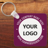 Business Logo Tekst Promotionele Sleutelhanger Sja (Voorkant)