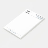 Business Logo Text Company Post-it® notes Sjabloon (Schuin)