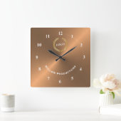 Business Logo Vierkante Klok (Huis)