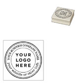  Business Logo Website Typewriter Rubberstempel (Gestempeld)