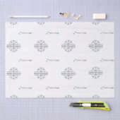 Business Logo White-kerstsnowflake Tissuepapier (Craft)