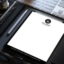 Business Logo Zwart-wit Eenvoudig