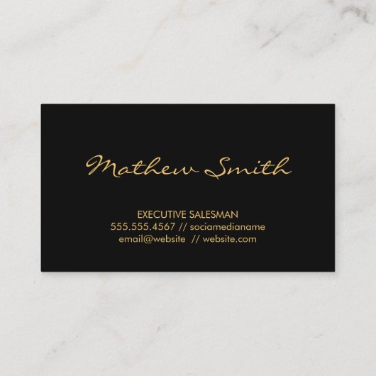 Business | makelaar in onroerend goed visitekaartje (Achterkant)