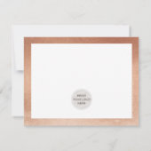 BUSINESS MERCI chic glam or rose LOGO (Dos)