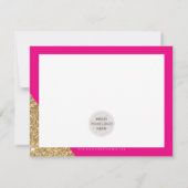 BUSINESS MERCI chic glam or rose vif LOGO (Dos)