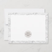 BUSINESS MERCI chic moderne marbre gris LOGO (Dos)