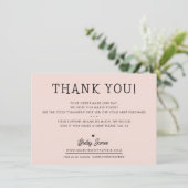 BUSINESS MERCI chic simple moderne rose pâle (Debout devant)