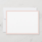 BUSINESS MERCI chic simple moderne rose pâle (Dos)