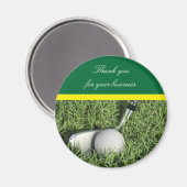 Business Merci Golf Magnet (Recto/Verso)