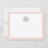 BUSINESS MERCI logo chic moderne rose vif (Dos)