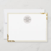 BUSINESS MERCI moderne angle écriture or (Dos)