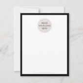 BUSINESS MERCI moderne argent parties scintillant  (Dos)