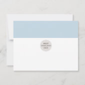 BUSINESS MERCI moderne bébé bleu pâle LOGO (Dos)