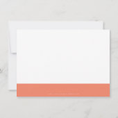 BUSINESS MERCI moderne bold handlett orange (Dos)