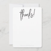 BUSINESS MERCI moderne bonjour noir blanc encre (Dos)