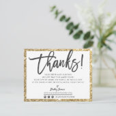 BUSINESS MERCI moderne chic or parties scintillant (Debout devant)