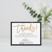 BUSINESS MERCI moderne chic or parties scintillant (Debout devant)